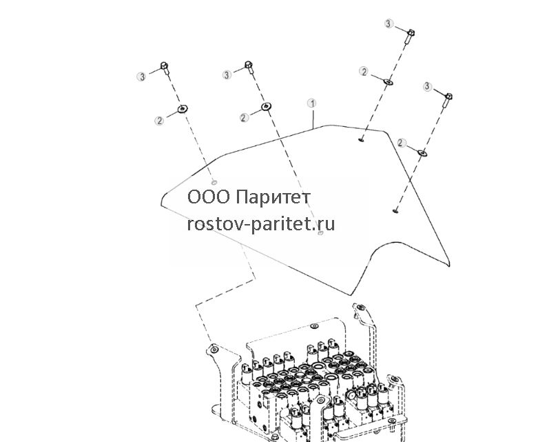 Крышка переднего клапана управления, Grade Pro - ST3579 421.jpg